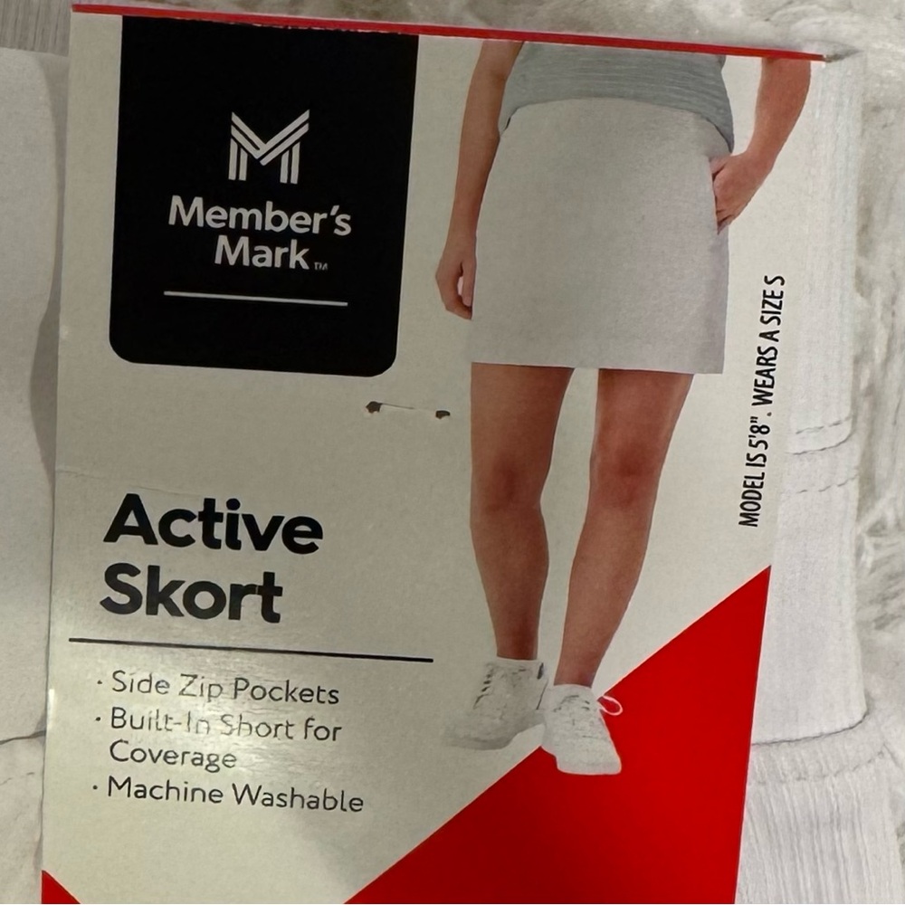 Member's Mark Women's Active Skort - White